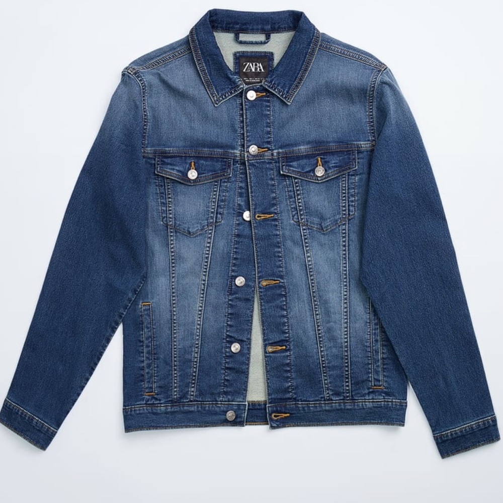 Zara Stretch Denim Jacket